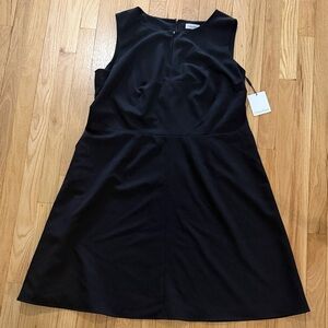 NWT Calvin Klein Black Career Wear Sheath Dress Sz 18W